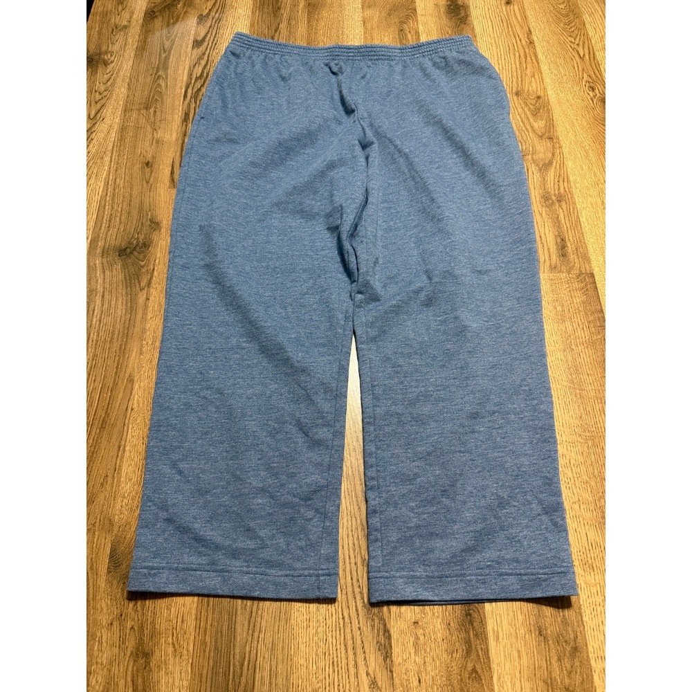 Alfred Dunner Womens PXL Blue Sweatpants Elastic Waist Straight Leg